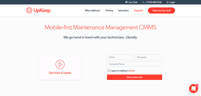 UpKeep - Mobile-first Maintenance Management CMMS